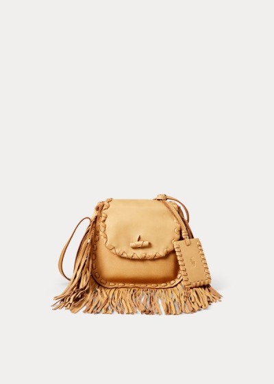 Dámské Crossbody Taška Polo Ralph Lauren Kožené Ridgeway - 64789-BUCM